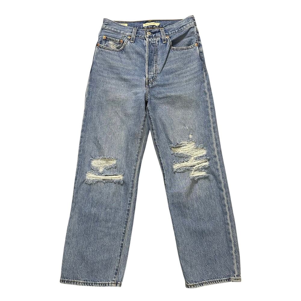 Levi’s RIBCAGE STRAIGHT ANKLE JEANS Light Wash